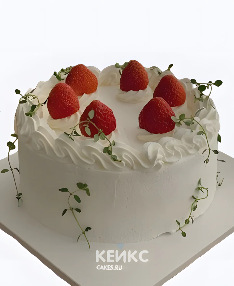 Вкусный бенто торт с ягодами из крема Вкусный бенто торт с ягодами из крема Фото
