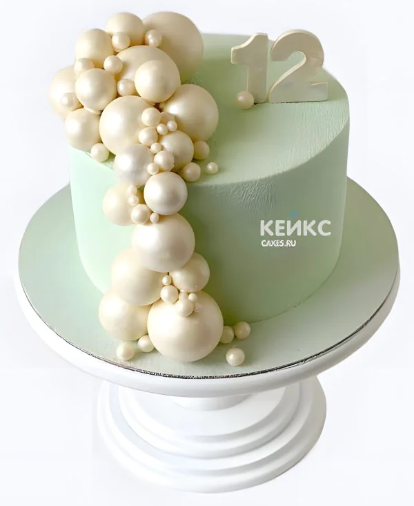 Воздушный торт с цифрой 12 Воздушный торт с цифрой 12 Фото