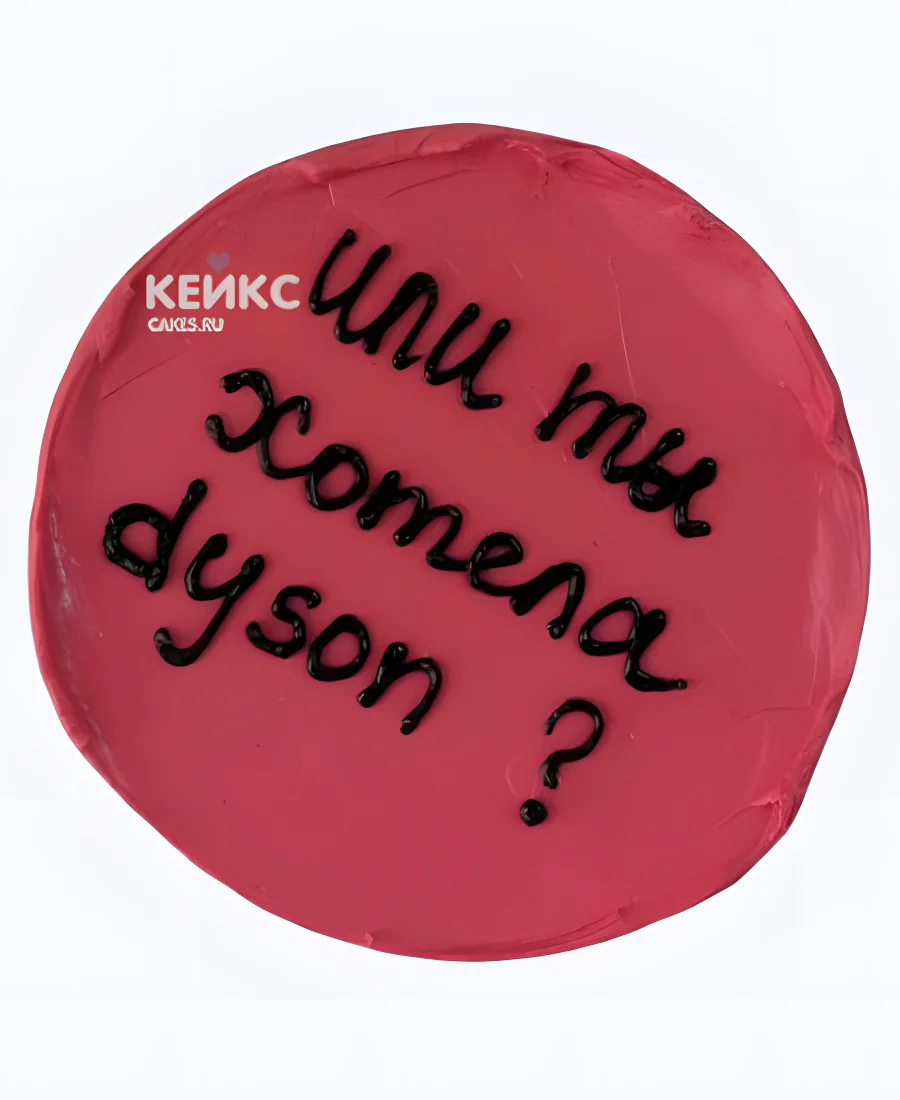 Бенто-торт для дочки с прикольной надписью про Dyson Бенто-торт для дочки с прикольной надписью про Dyson Фото
