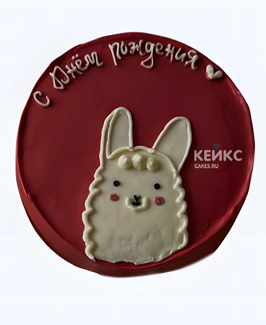 Бенто-торт на 10 лет с ламой Фото