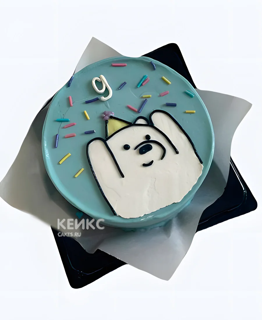 Бенто-торт с медведем для сына 9 лет Бенто-торт с медведем для сына 9 лет Фото