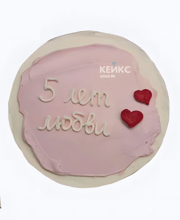 Бенто-торт на годовщину 5 лет для девушки Бенто-торт на годовщину 5 лет для девушки Фото