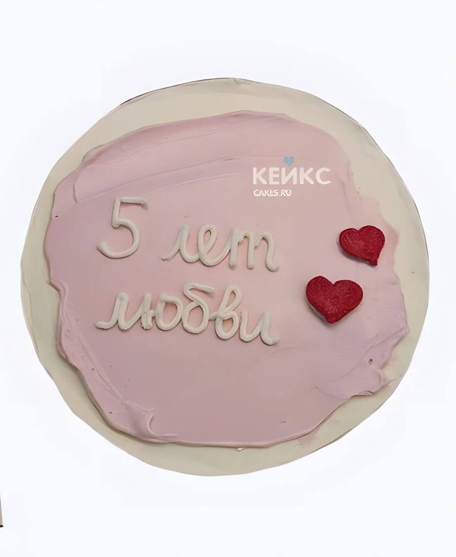 Бенто-торт на годовщину 5 лет для девушки Бенто-торт на годовщину 5 лет для девушки Фото