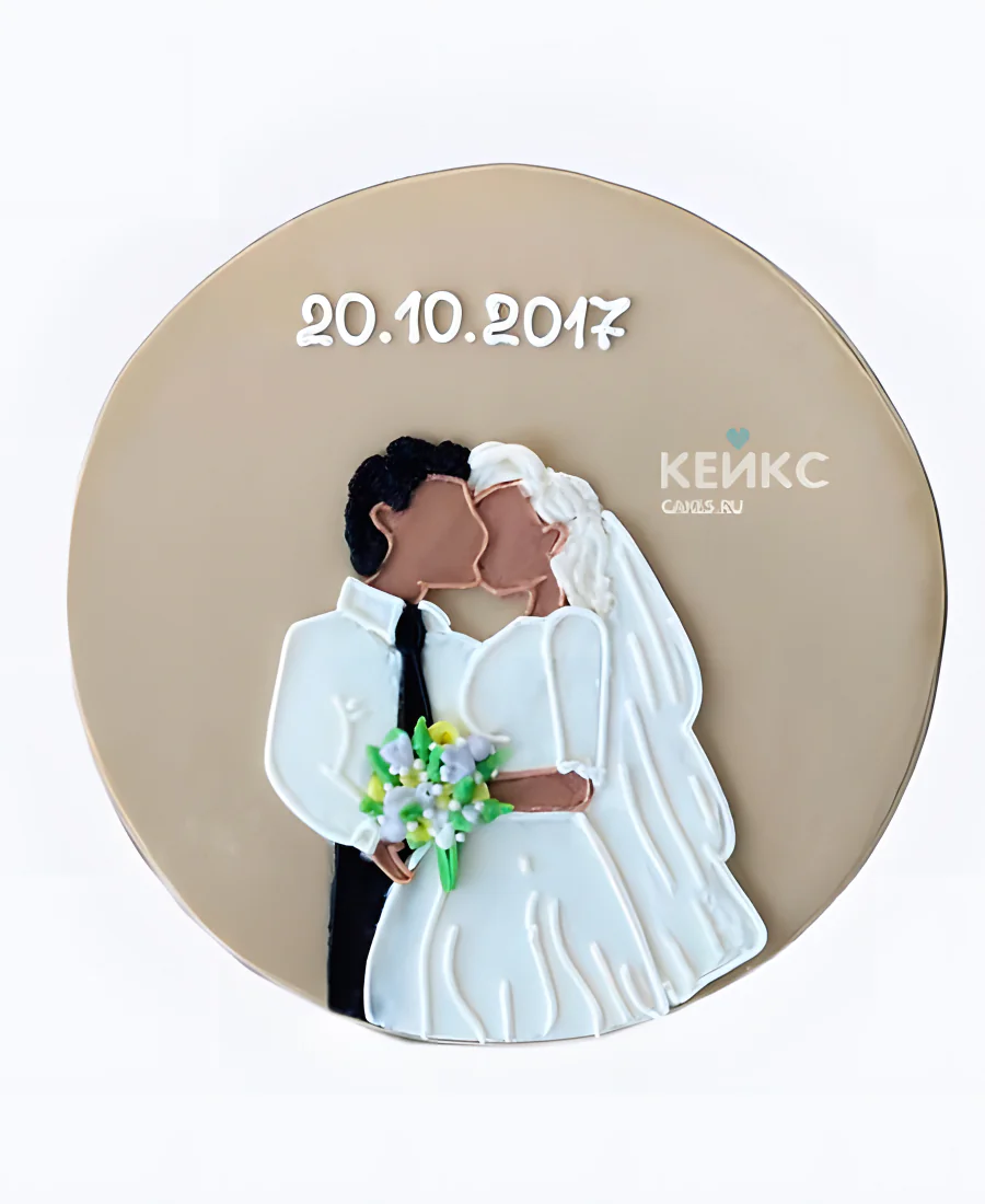 Бенто-торт на годовщину свадьбы с рисунком Бенто-торт на годовщину свадьбы с рисунком Фото