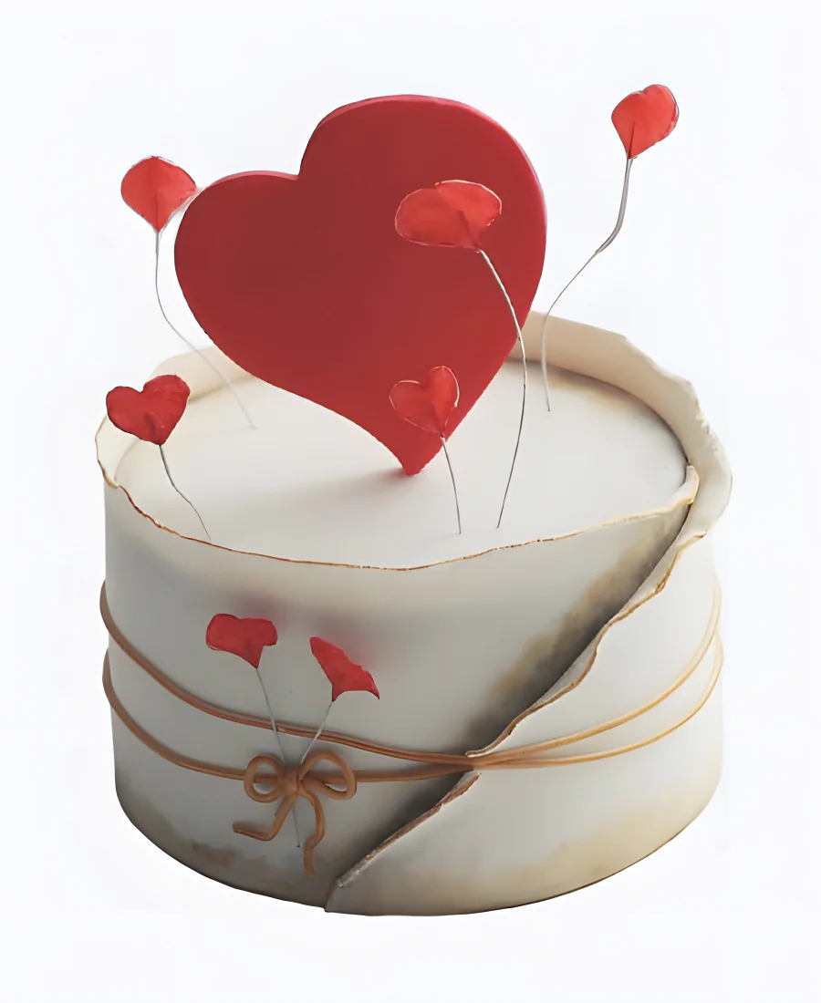 Бенто-торт Взлет сердец Бенто-торт Взлет сердец Фото