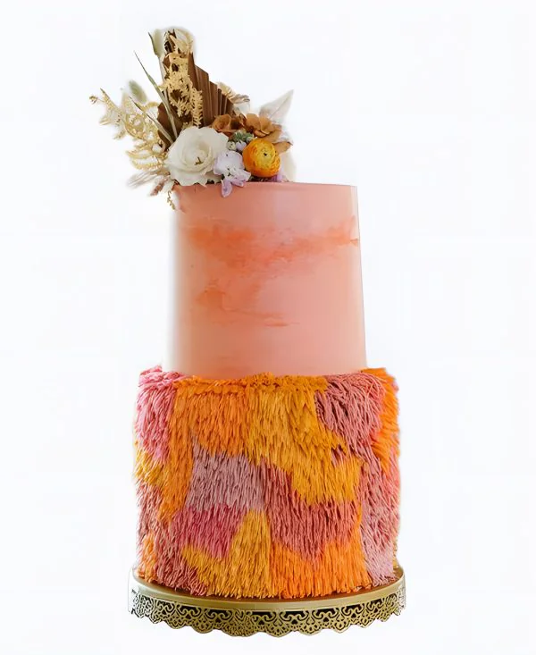 Двухъярусный торт Мохнатый Фото