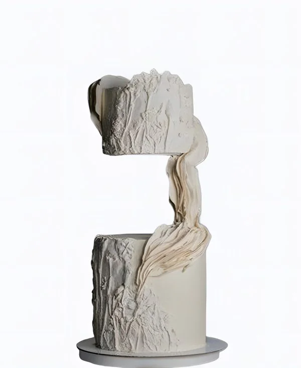 Эксклюзивный трендовый торт с необычным декором на свадьбу Эксклюзивный трендовый торт с необычным декором на свадьбу Фото