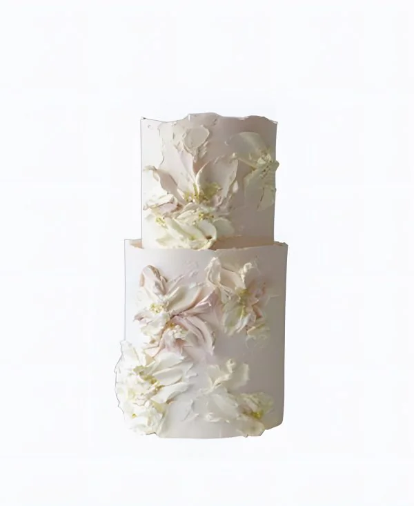 Эстетичный трендовый торт на свадьбу в пастельных тонах Эстетичный трендовый торт на свадьбу в пастельных тонах Фото