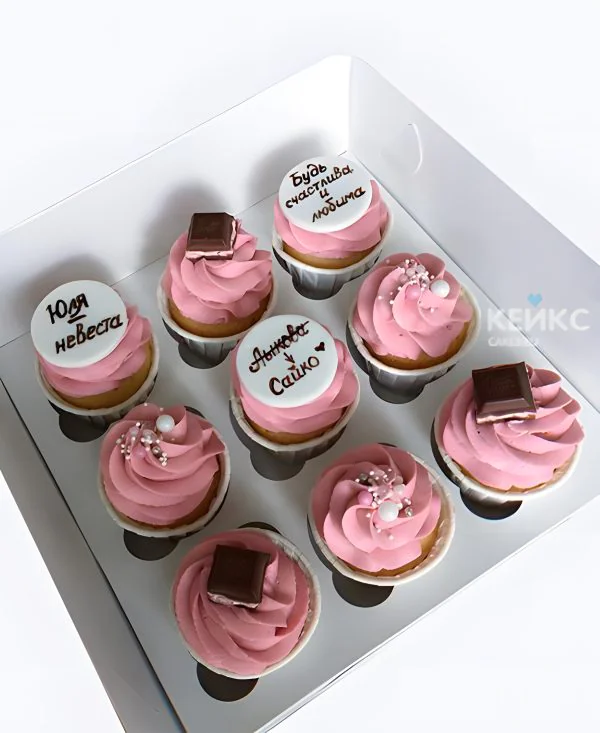 Капкейки на девичник Шоколадка Капкейки на девичник Шоколадка Фото