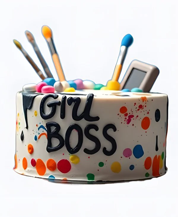 Корпоративный торт Художественный Фото