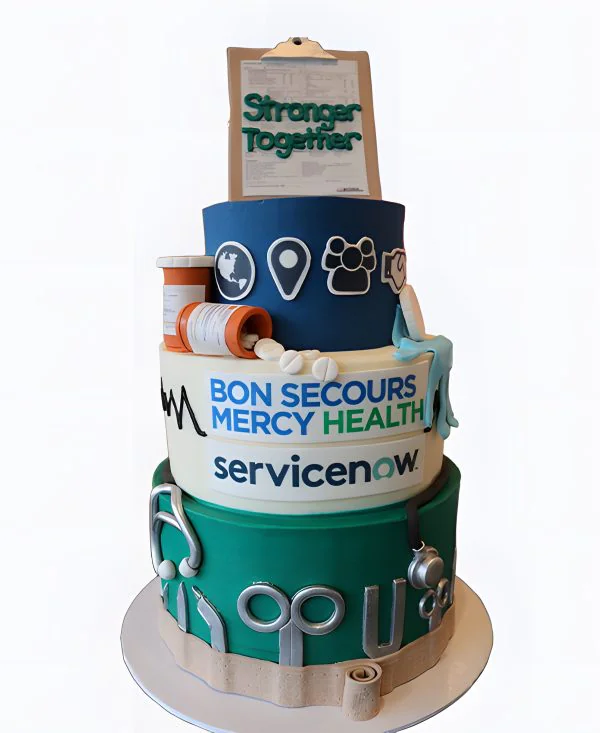 Корпоративный торт Медицинский Фото