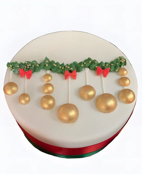 Корпоративный торт Новогодний Фото