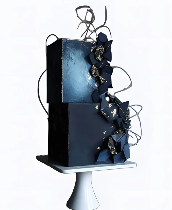 Корпоративный торт Синяя загадка Фото