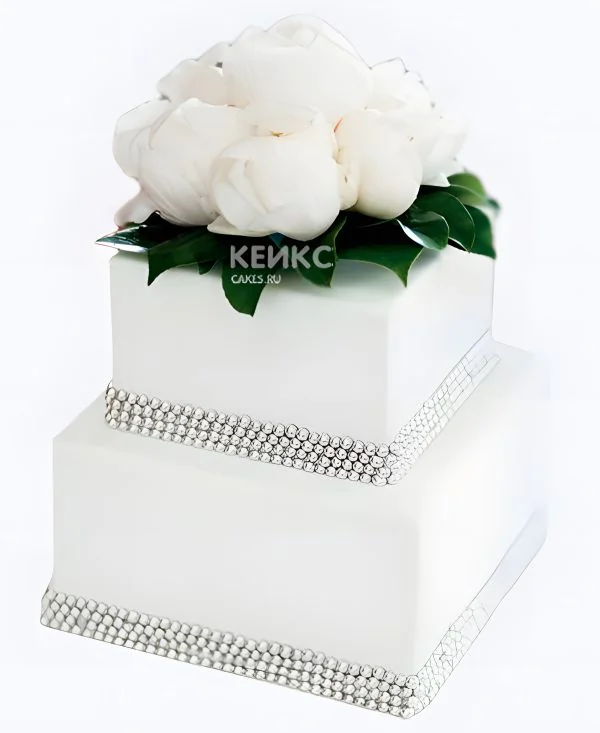 Квадратный свадебный торт Невеста Квадратный свадебный торт Невеста Фото