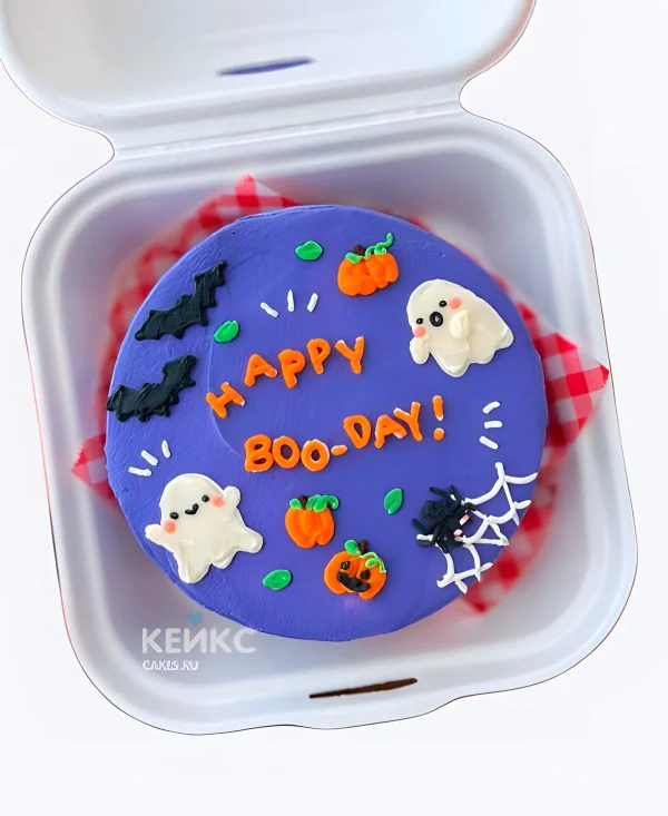 Милый бенто торт на Хэллоуин Милый бенто торт на Хэллоуин Фото