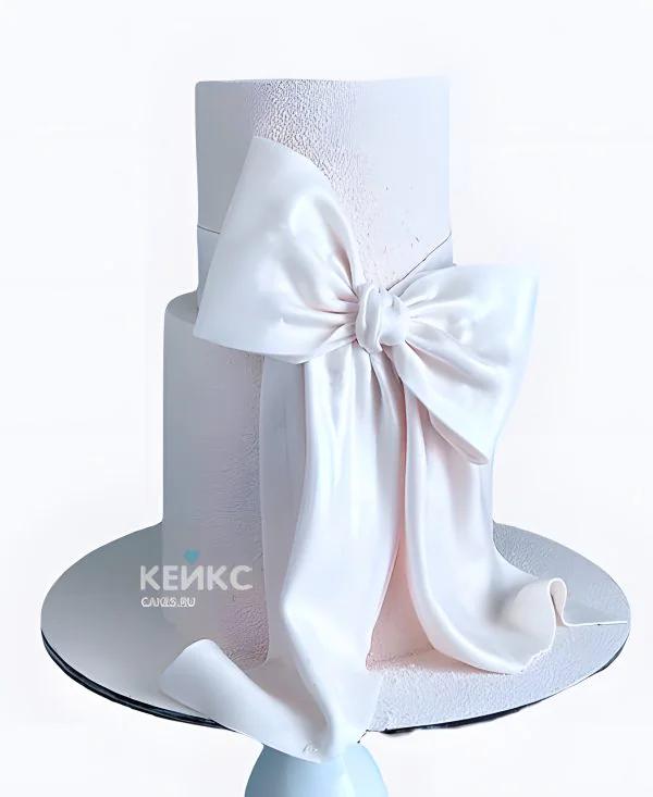 Минималистичный велюровый торт на свадьбу Минималистичный велюровый торт на свадьбу Фото