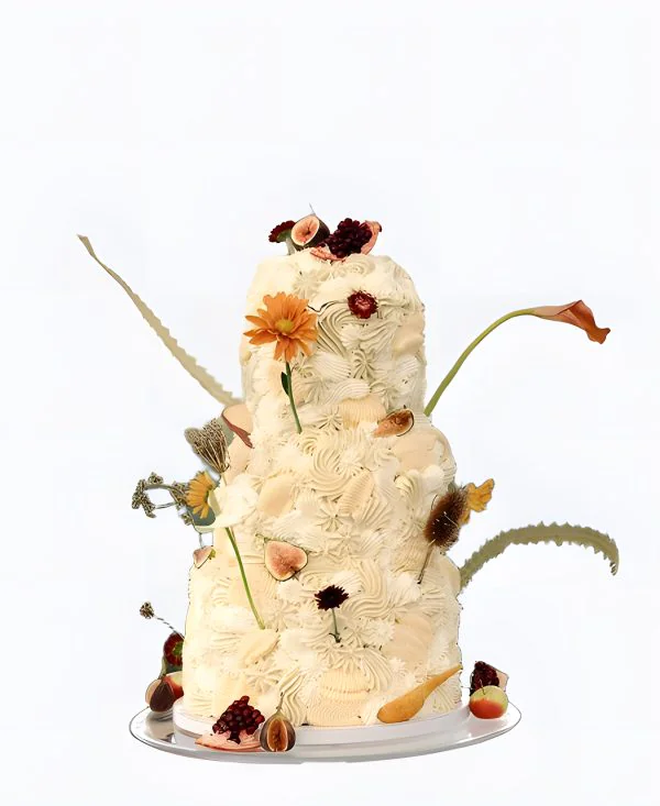 Необычный трендовый торт с инжиром на свадьбу Необычный трендовый торт с инжиром на свадьбу Фото