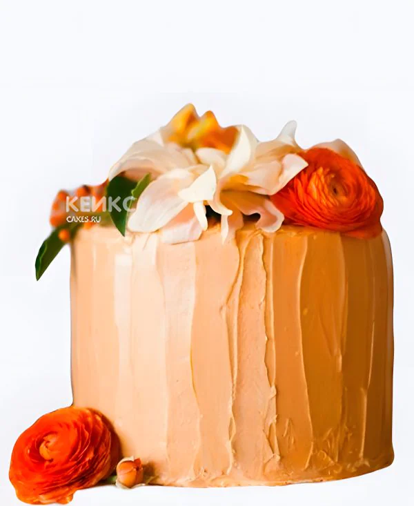 Осенний свадебный торт Букет цветов Осенний свадебный торт Букет цветов Фото