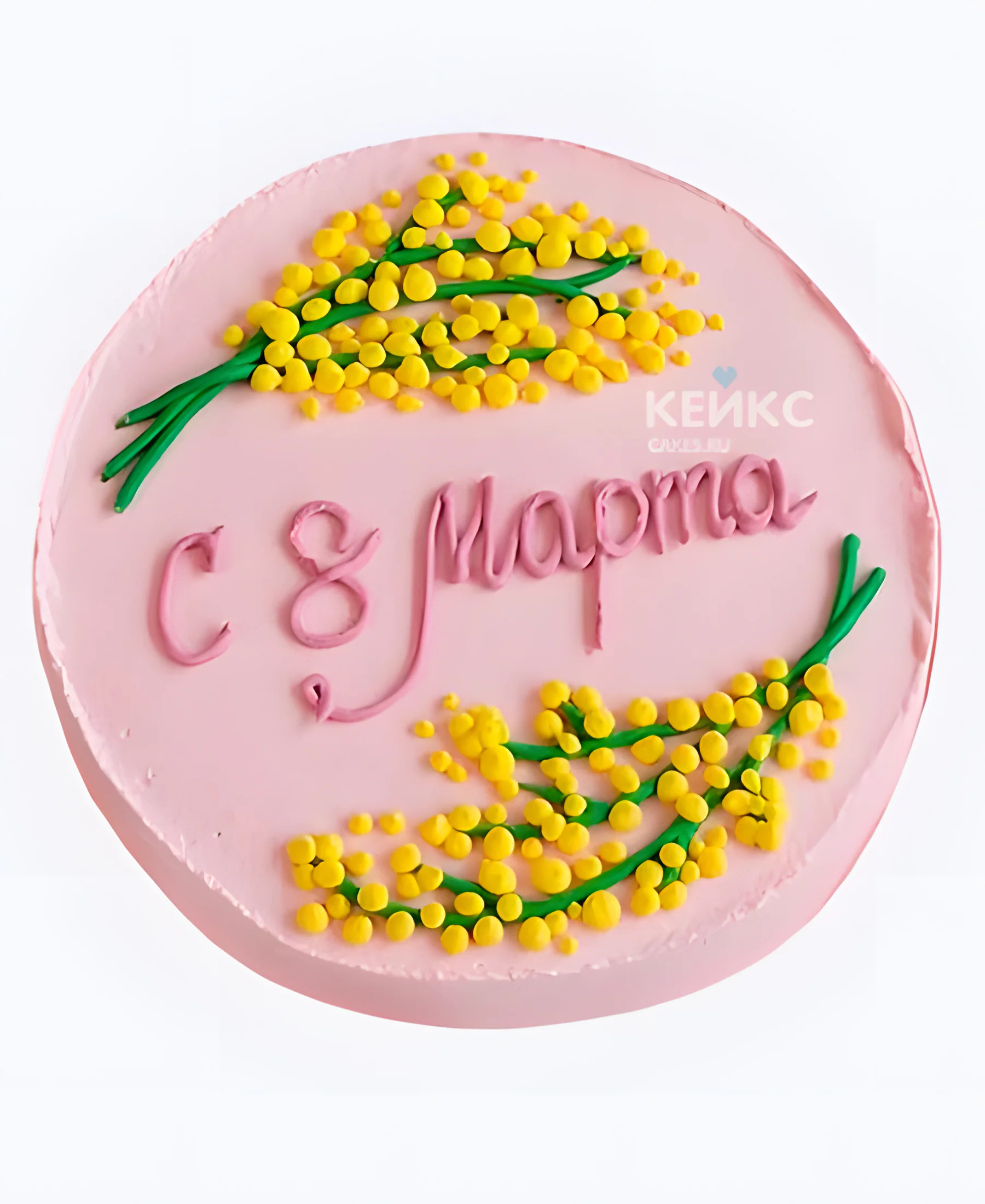 Розовый бенто торт на 8 марта для мамы Фото