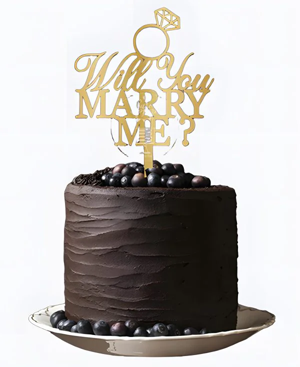 Шоколадный торт с бусинами на сватовство Шоколадный торт с бусинами на сватовство Фото