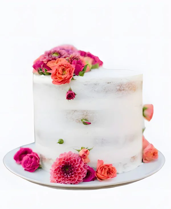 Свадебный торт Флора романтики Фото