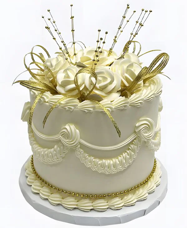 Свадебный торт Венец роскоши Фото