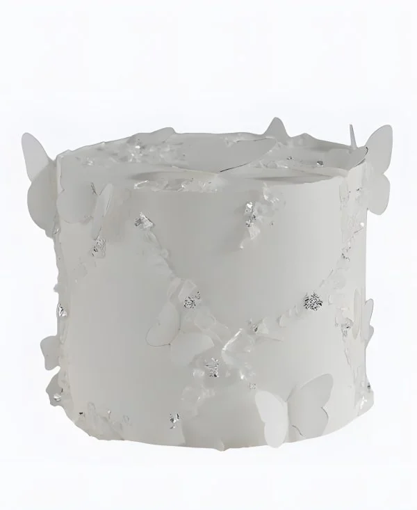 Торт Белоснежные бабочки Фото