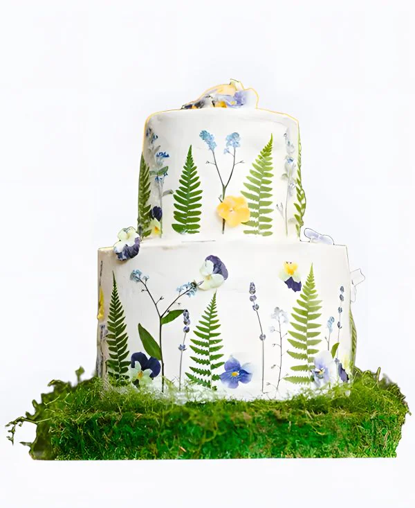 Торт Цветочная полянка Фото