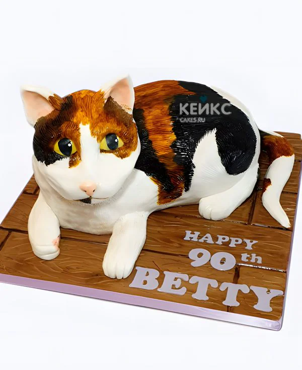 Торт в виде котика девочке Торт в виде котика девочке Фото