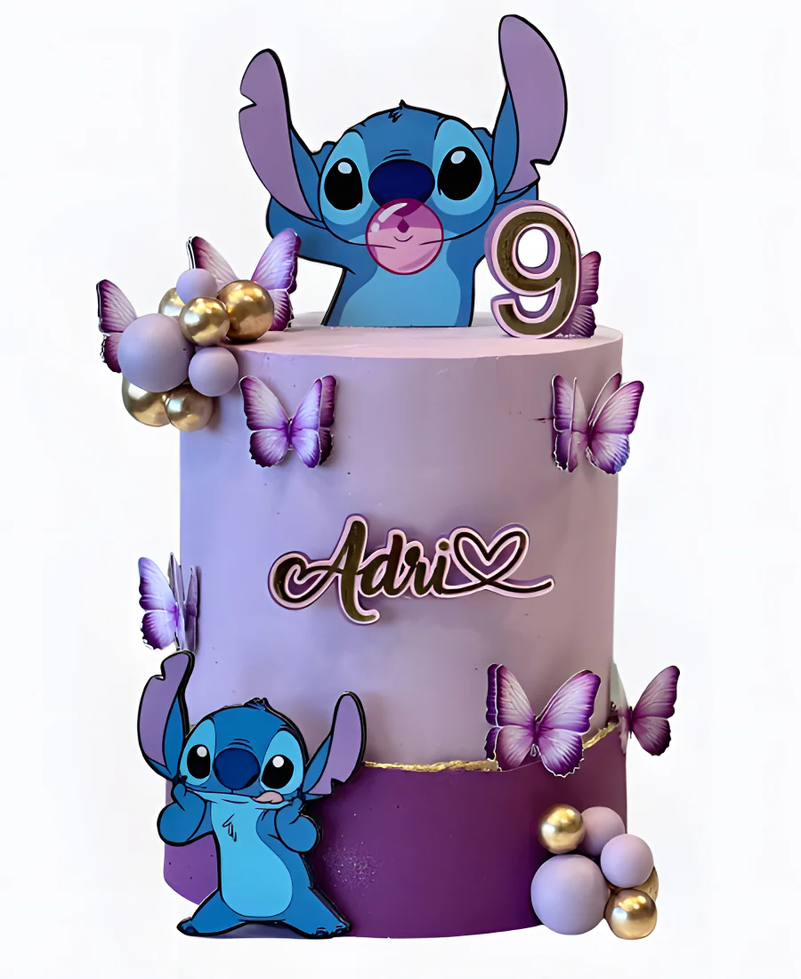 Торт фиолетовый с бабочками Торт фиолетовый с бабочками Фото