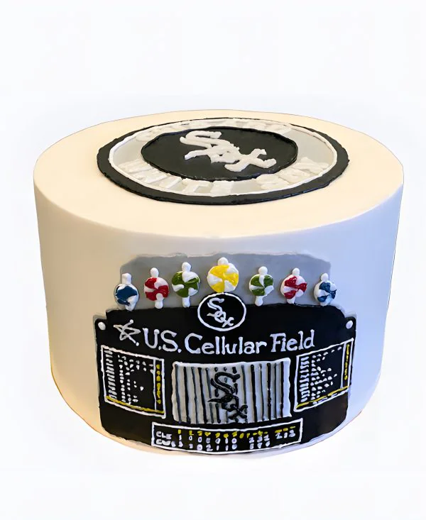 Торт коллегам минималистичный Фото