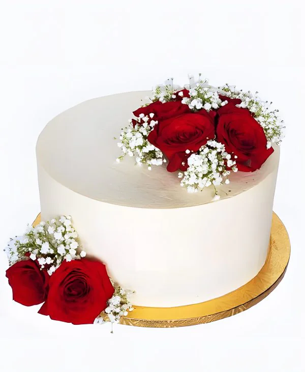 Торт Красные и белые Фото