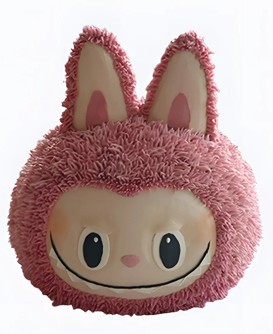 Торт Лабубу голова 3D Фото