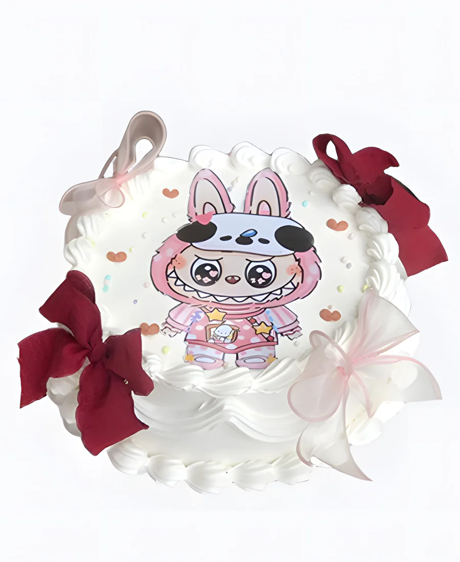 Торт Лабубу с бантиками Торт Лабубу с бантиками Фото