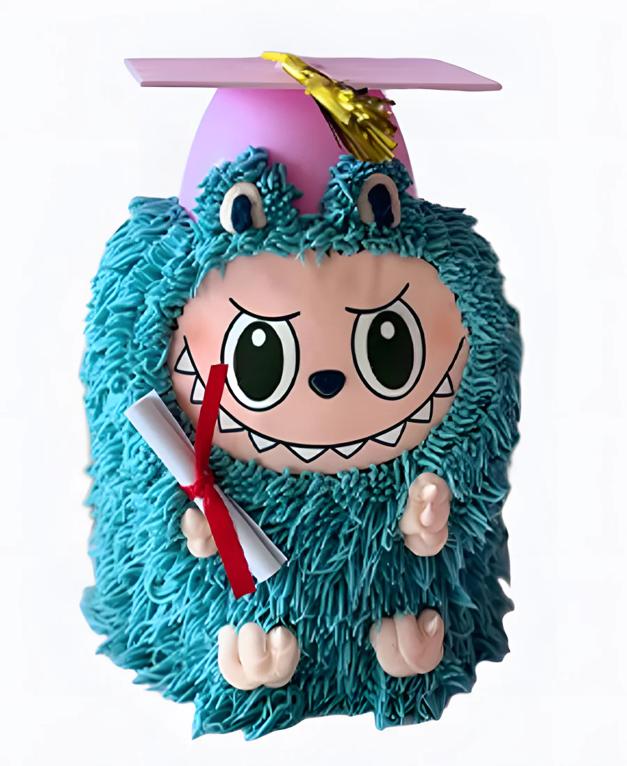 Торт Лабубу выпускник Фото