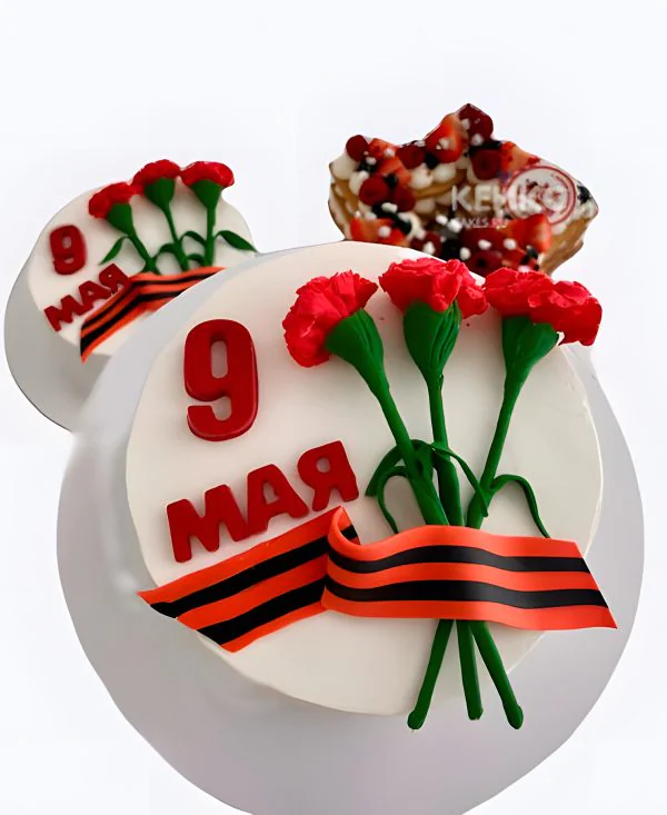 Торт на 9 мая в честь Дня Победы Торт на 9 мая в честь Дня Победы Фото