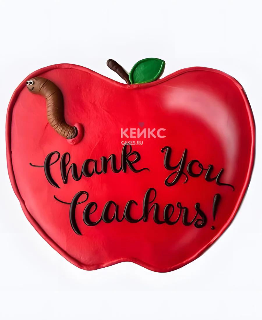 Торт на День воспитателя Яблоко Торт на День воспитателя Яблоко Фото