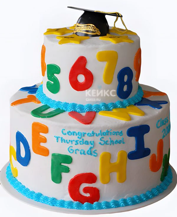 Торт на День воспитателя Цифры и буквы Торт на День воспитателя Цифры и буквы Фото