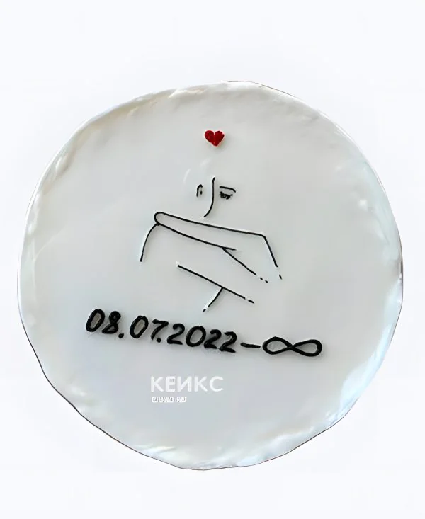 Торт на годовщину свадьбы Бесконечность Торт на годовщину свадьбы Бесконечность Фото