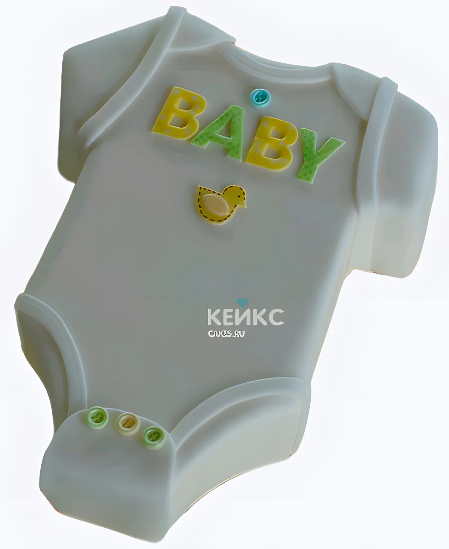 Торт на рождение ребенка в виде боди скоро буду Торт на рождение ребенка в виде боди скоро буду Фото