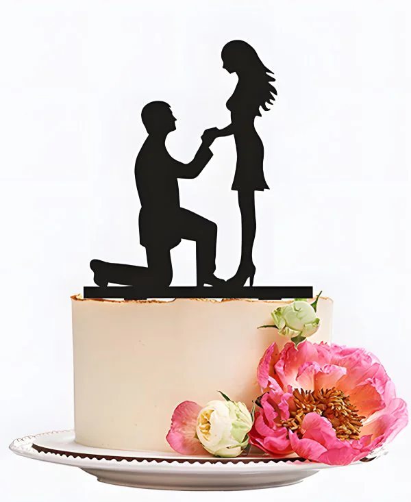 Торт на сватовство с пышным цветком Торт на сватовство с пышным цветком Фото