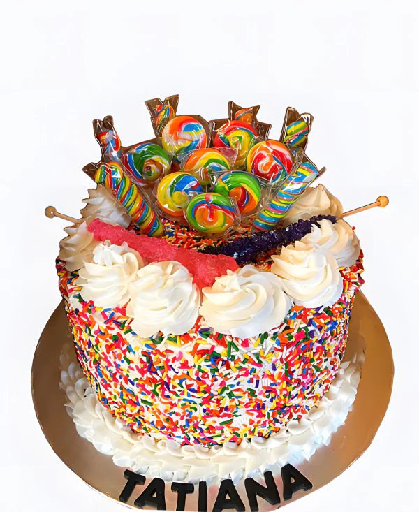Торт на Татьянин день с леденцами Фото