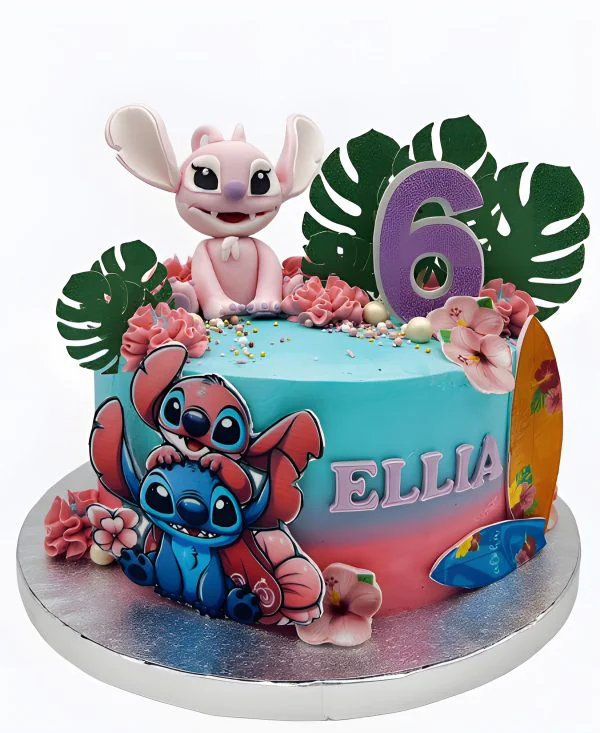 Торт с цифрой и именем Фото