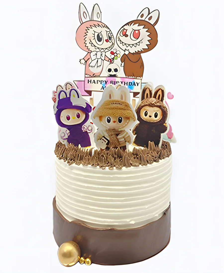 Торт с картинками Лабубу Фото