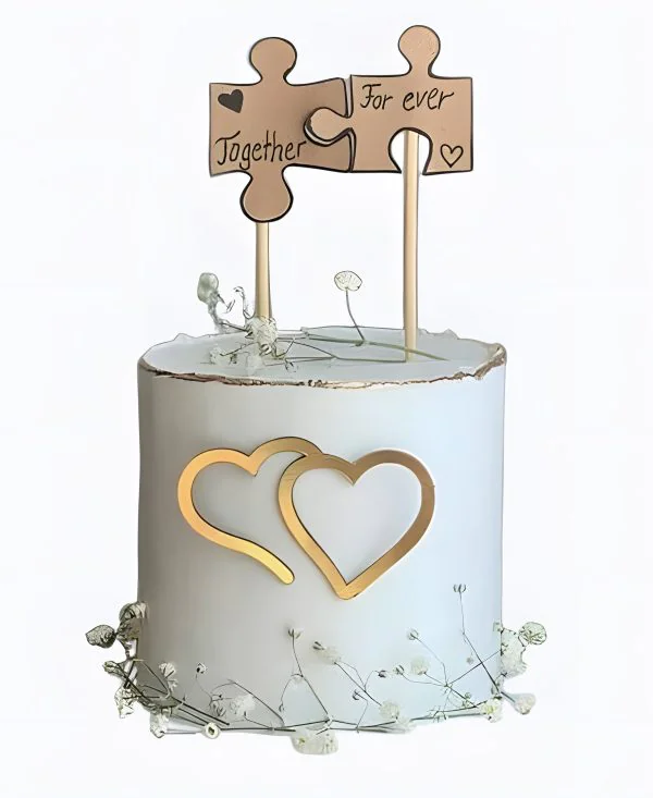 Торт с пазлами Фото