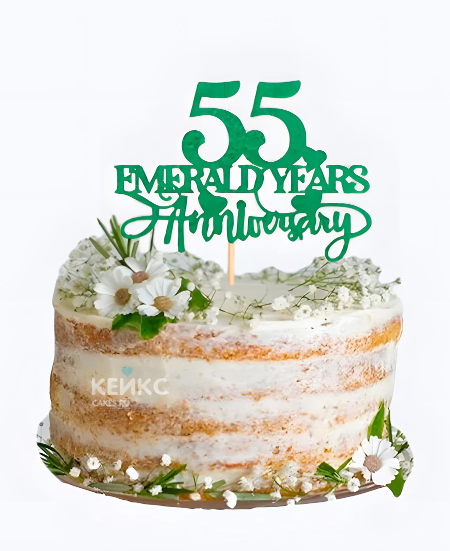 Торт с ромашками на юбилей 55 лет Торт с ромашками на юбилей 55 лет Фото