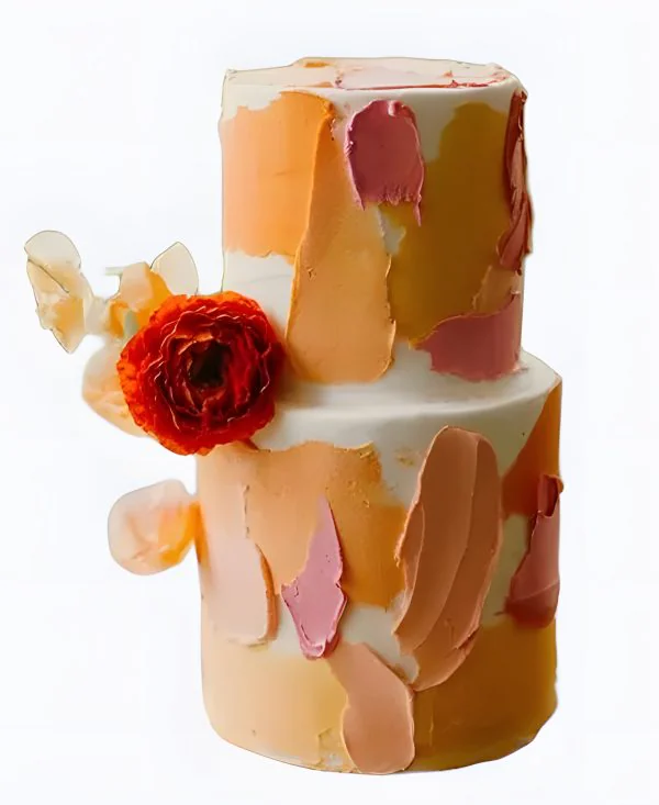 Торт Солнечные мазки Фото