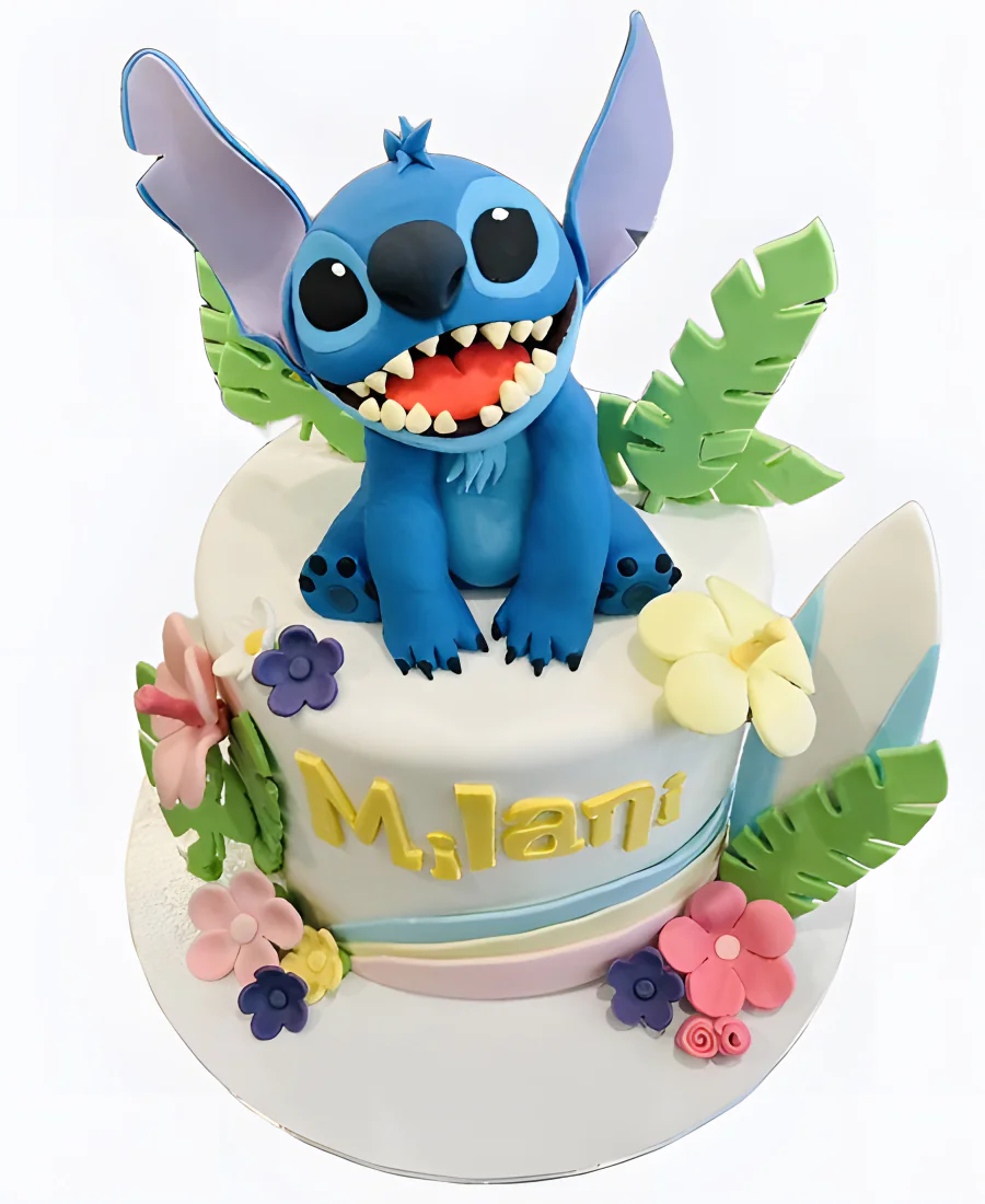 Торт Стич в цветах Торт Стич в цветах Фото