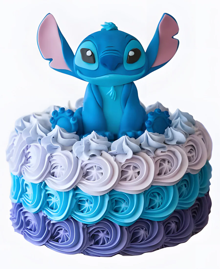 Торт Стич в кремовых розах Торт Стич в кремовых розах Фото