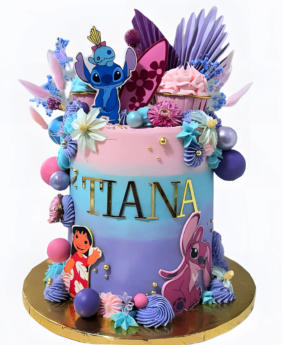 Торт в фиолетовых тонах Фото